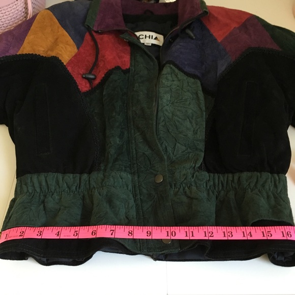 Chia Leather Bomber Jacket - Picture 10 of 13